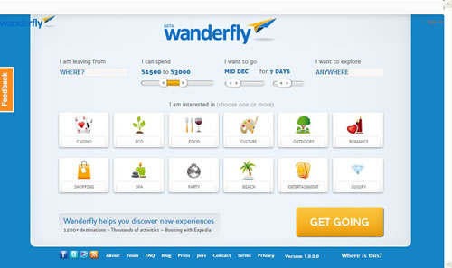 Wanderfly：徜徉飞 探索旅行新体验
