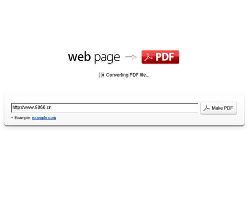 将网页转换成PDF文档：HTML-PDF-Convert