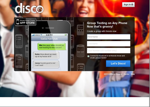 谷歌推出的短信群发工具:Disco