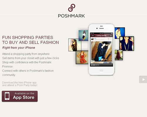 时尚物品交易服务 - 手机上交换二手服装：Poshmark