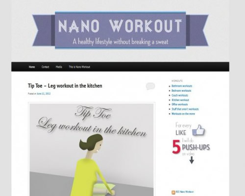 纳米锻炼 新潮微体力运动：Nano Workout
