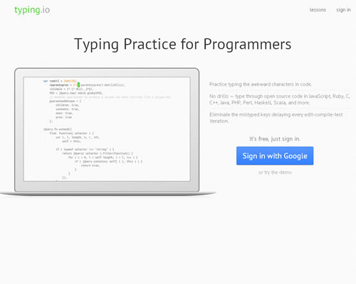 模拟程序员敲代码练打字：Typing Practice