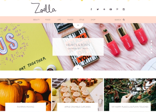 Zoella|英国佐伊·萨格时尚美妆博客