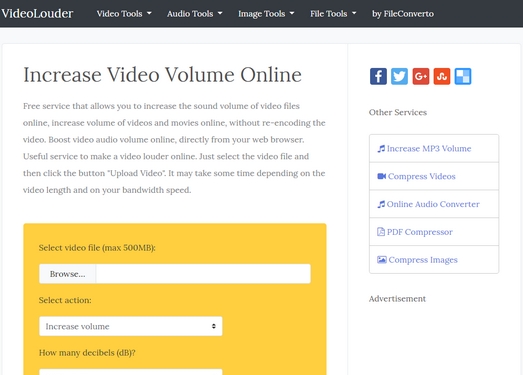 VideoLouder|在线音量放大工具