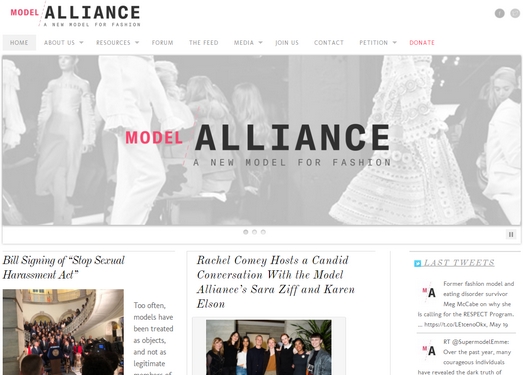 ModelAlliance|时尚行业模特联盟
