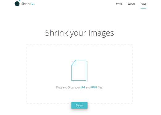 Shrinkme|在线免费图片压缩工具