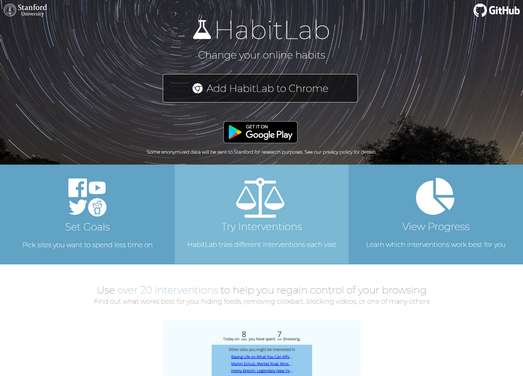 HabitLab|科学上网时间管理工具