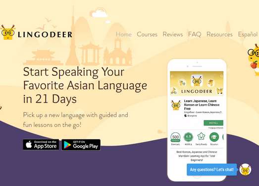 LingoDeer|游戏化语言学习平台