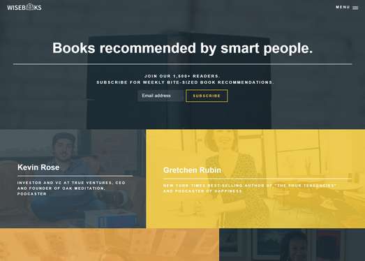 WiseBooks|世界顶级人士图书推荐