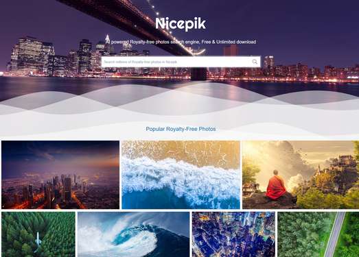 Nicepik|基于AI免版税照片搜索引擎