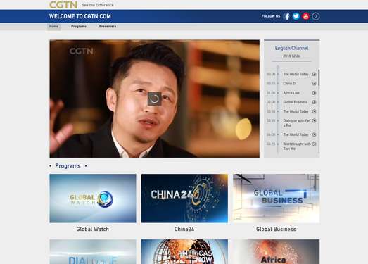 CGTN|中国环球国际电视网