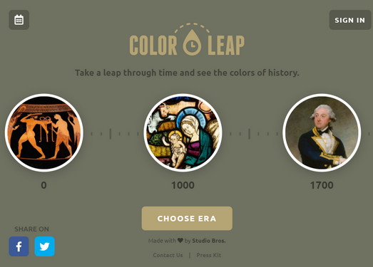 色彩配色组合时光机-ColorLeap