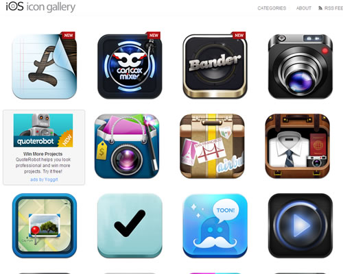 iOS图标设计欣赏：iOS Icon Galler