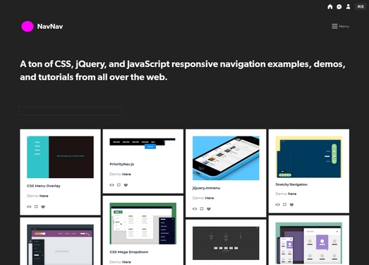 Navnav|响应式导航案例网