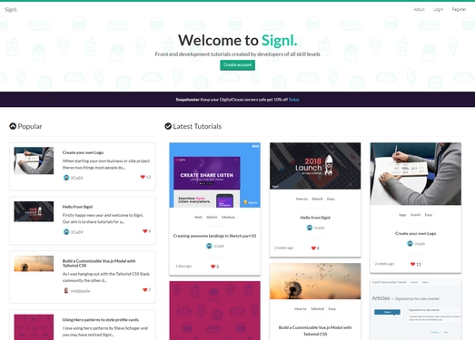 Signl|前端开发人员交互社区