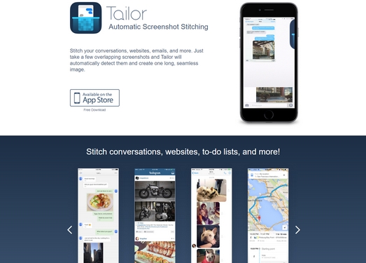 Tailor|手机截屏自动拼接应用