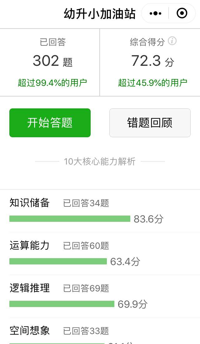 幼升小加油站