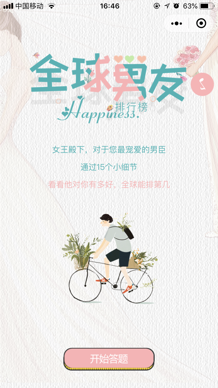 全球男友排行榜