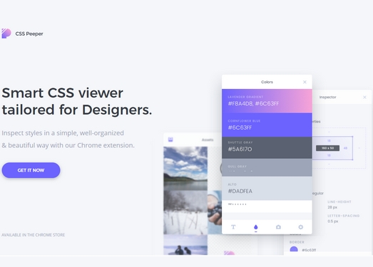 CSSPeeper|可视化CSS样式辅助工具