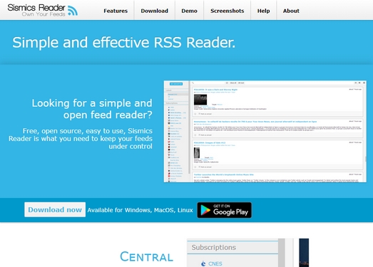 SismicsReader|免费开源Feed架设工具