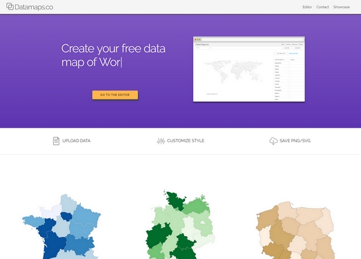 Datamaps|在线数据热度图生成工具