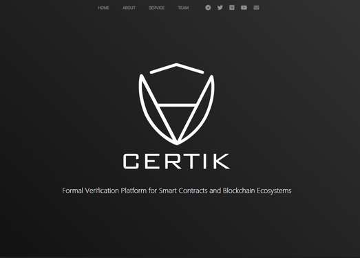 Certik|智能合约和区块链验证平台