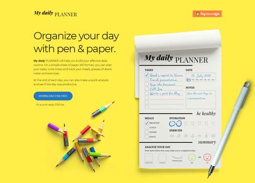 DailyPlanner|一日一页习惯日记养成