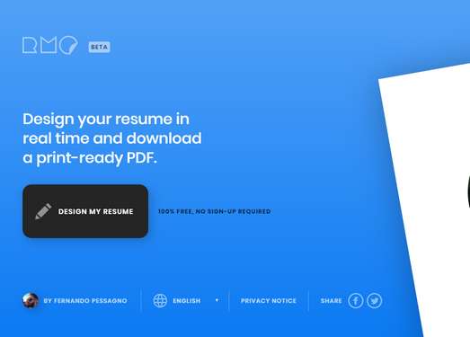 ResumeMaker|在线简历设计打印工具