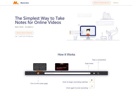 MarkOne|基于浏览器视频笔记扩展插件