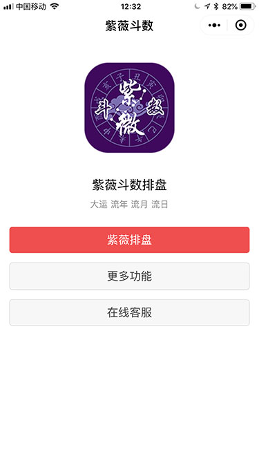 紫薇斗数排盘