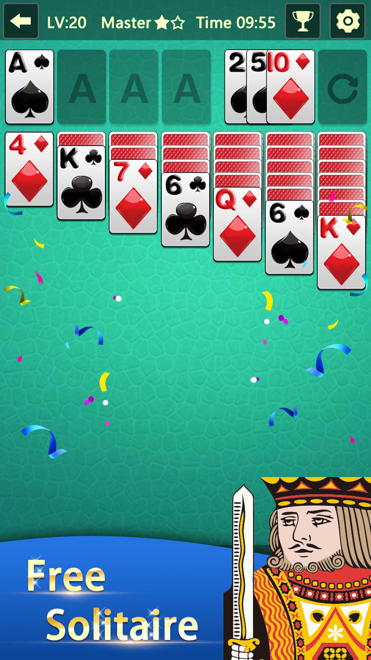 蜘蛛纸牌棋牌游戏