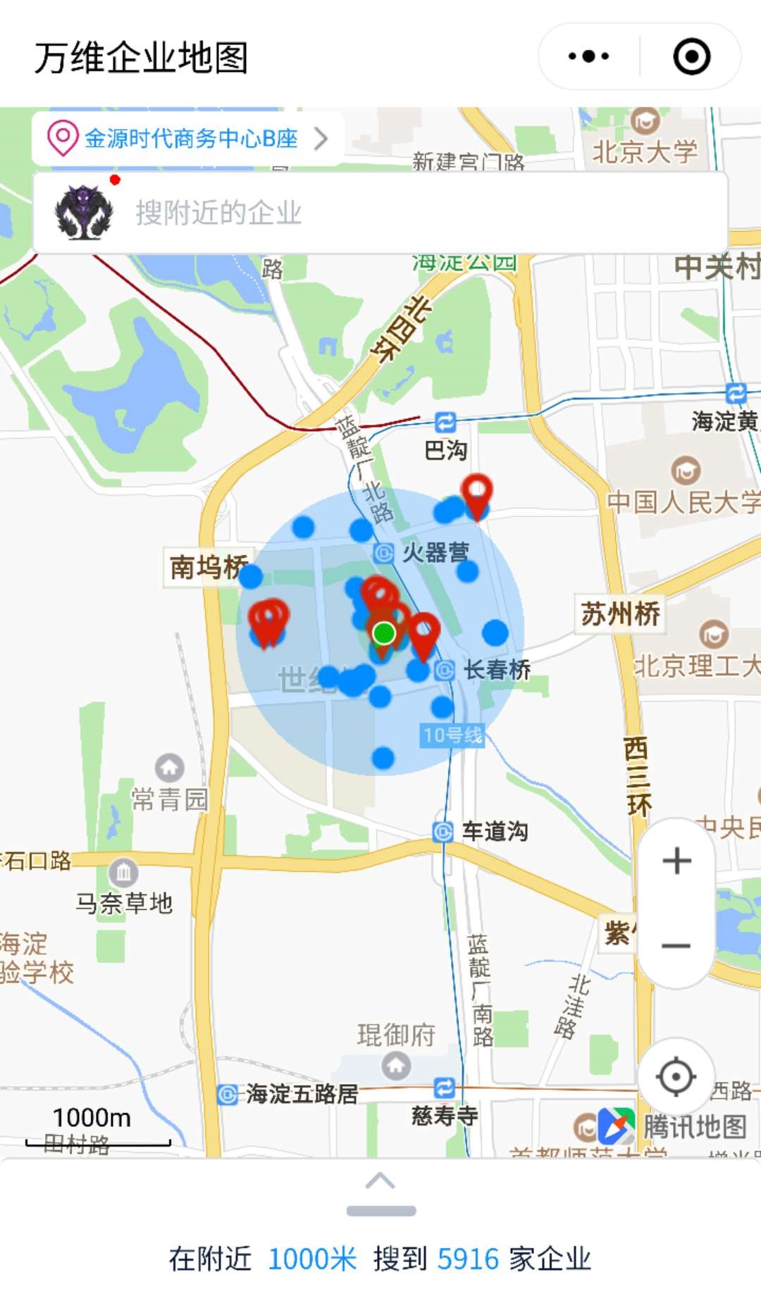 万维企业地图