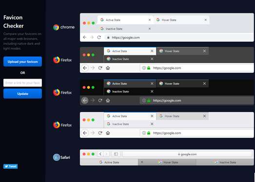 FaviconChecker|在线网站标识浏览器检测
