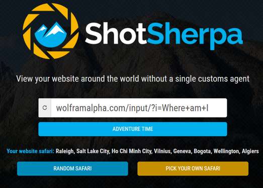 ShotSherpa|在线网站全球节点检测平台