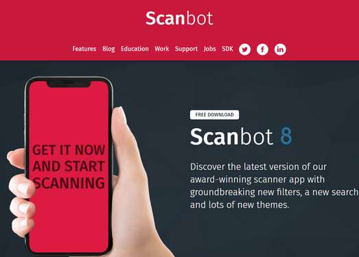 Scanbot|纸质文件扫描识别应用