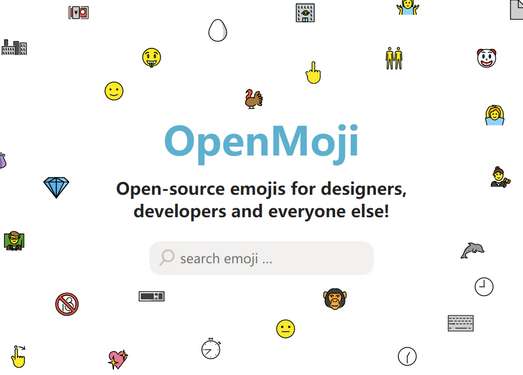OpenMoji|免费开源的表情符号大全