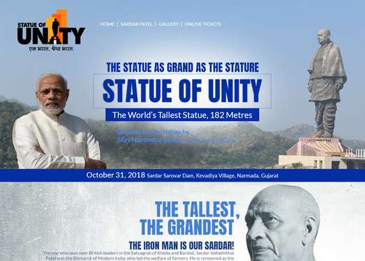 Statueofunity|世界上最高的人物塑像