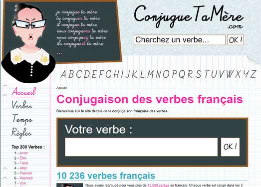 ConjugueTaMere|法语动词变位教学网