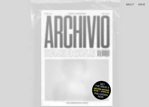 Archivio|隐藏的记忆历史档案杂志