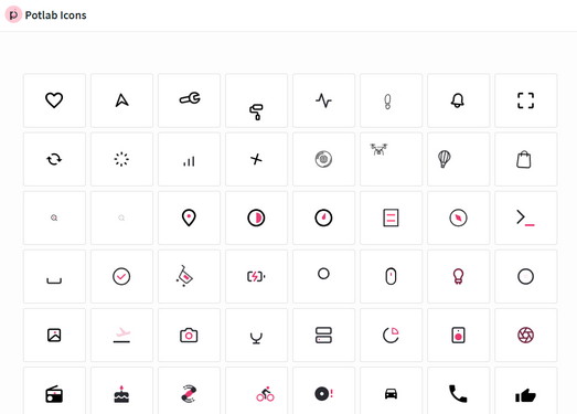 免费动画SVG图标集合-PotlabIcons