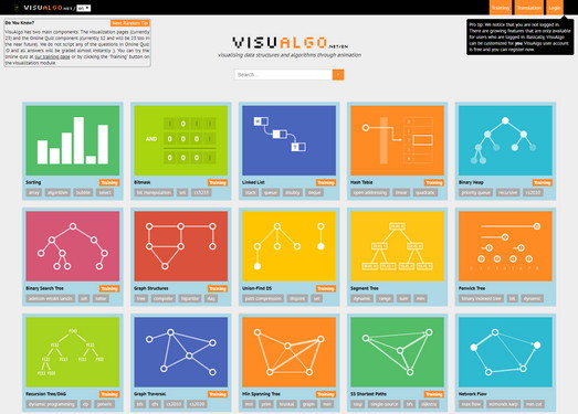 可视化数据结构和算法动态网