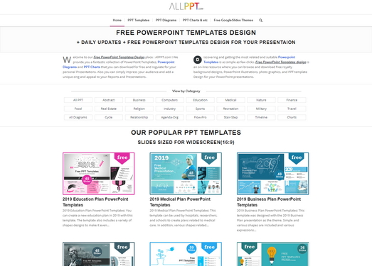 免费可商用主题PPT素材网-ALLPPT