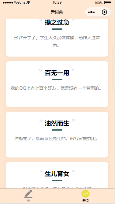 新词典